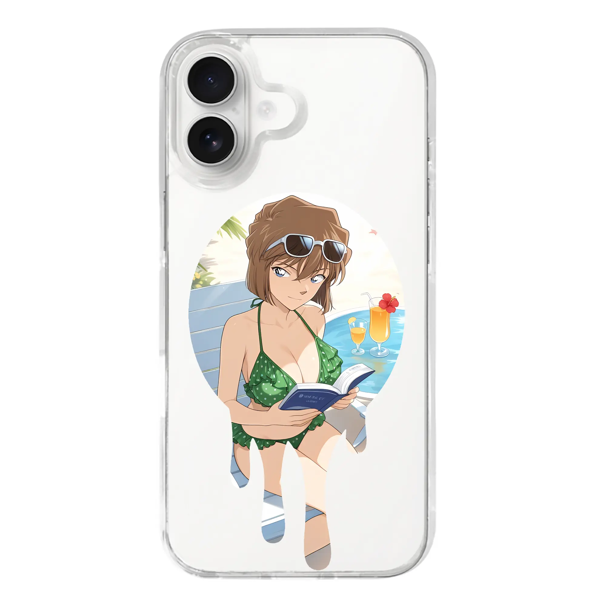 名探偵コナン グッズ 灰原 哀 - iPhone 17シリーズ 透明スマホケース – 薄型・耐衝撃・精密フィット保護カバー